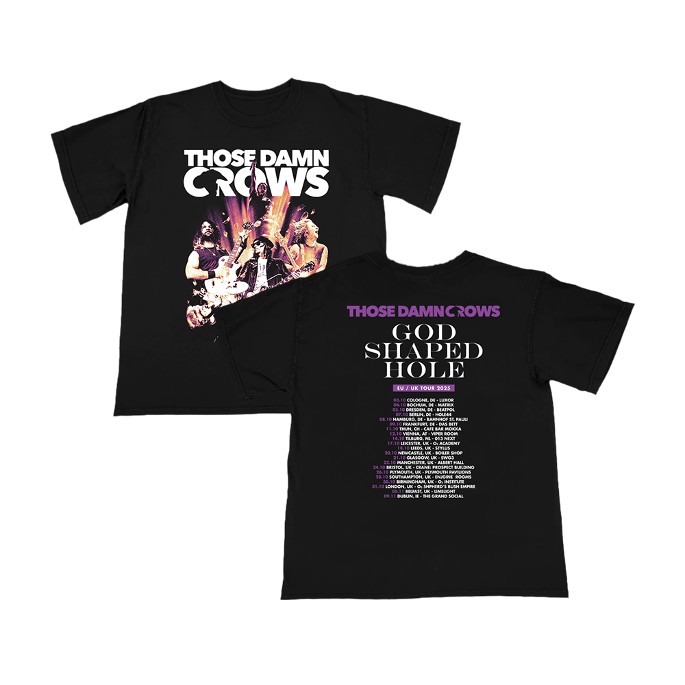 New ‘God Shaped Hole’ tour tee.