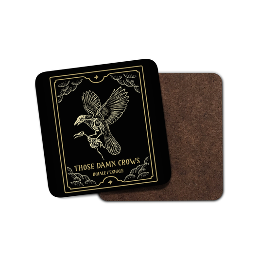 Those Damn Crows 'Skeleton Crow' Coaster